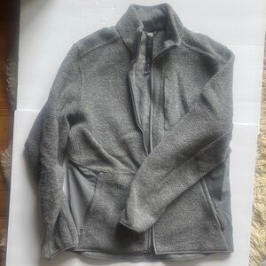 Men's Lululemon Gray Fleece/ Wool Jacket